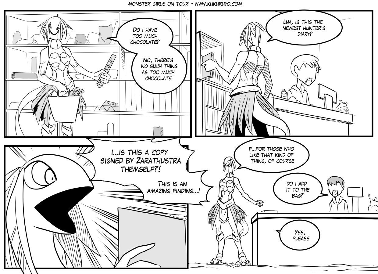 Monster girls on tour - Episode 250, Page 1: Page 250